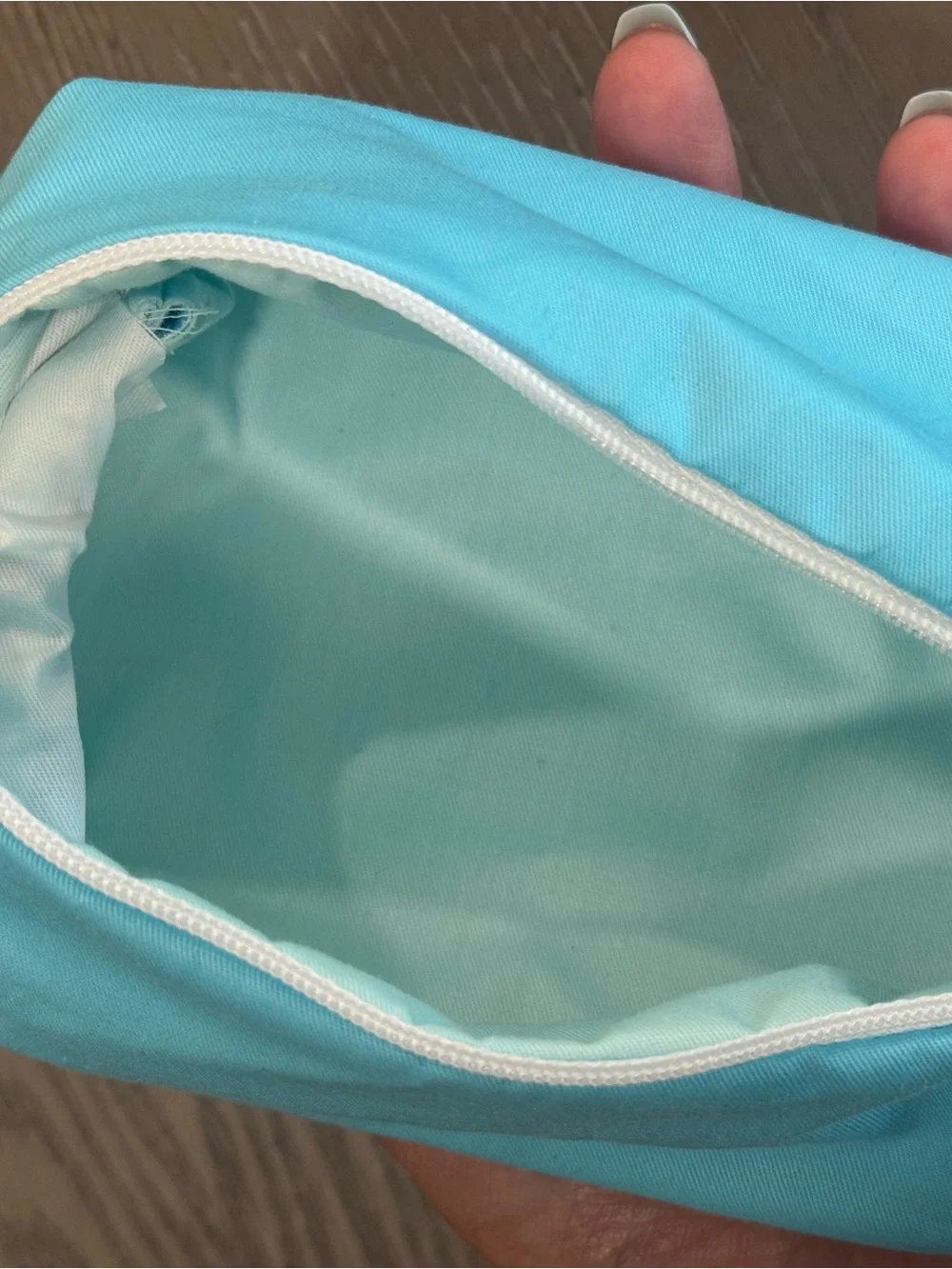 Light Blue Pencil Pouch! Handmade 🧵🪡